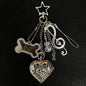 Original Hollow Heart Pocket Watch Chain Keychain Design Steampunk Clock Vintage Necklace Pendant Jewelry Watch Men Women Gift