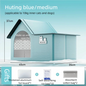 New Cat Air Conditioning House with Frame Summer Cat Cooling Tool Nest