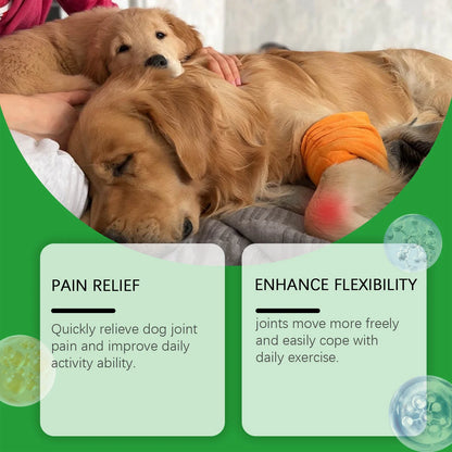 Dog Joint Care Tablets, Support Joint Mobility, Boost Vitality, Maintain Cartilage Health, Daily Nutritional Support For Dogs