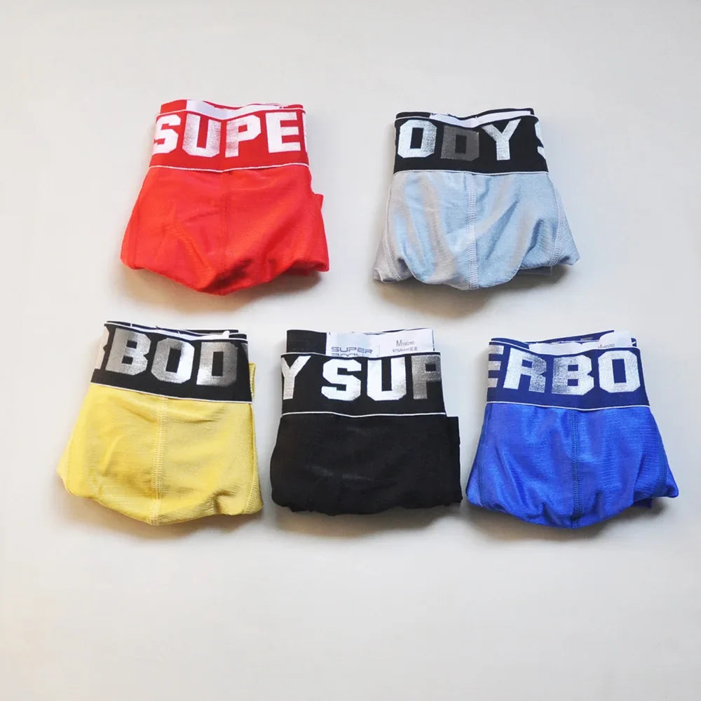 Cool Ice Silk New Men Boxer Shorts Trunk Boxers Fashion Underpants  Interior Home Underwear Men M L XL XXL Boxers Sale