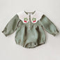 0-2y Baby Girls Clothes Cotton Linen Sleeveless Infant Girl Rompers