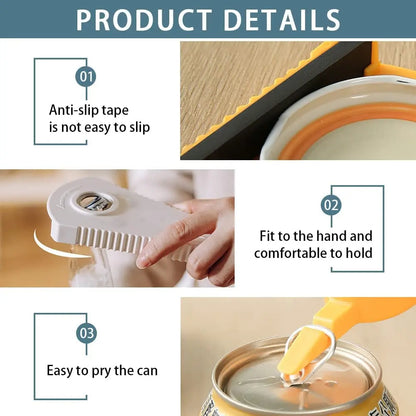 Can Opener Multifunctional Bottle Opener Jar Opener for Beer Coke Jam