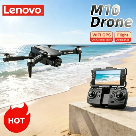 Lenovo M10 8K Drone Professional with Screen Brushless Motor High Definition Dual Camera WIFI Obstacle Avoidance Quadcopter 5G
