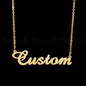 Atoztide Customized Fashion Stainless Steel Name Necklace Personalized