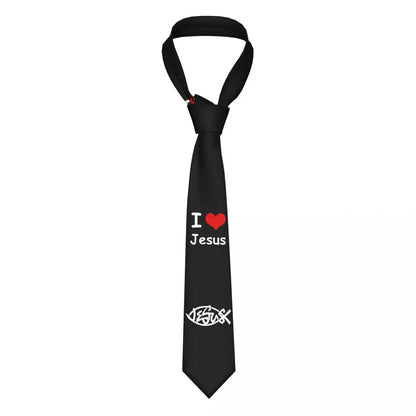 Fashion Lion Of Judah Jesus Necktie for Men Personalized Silk Christian Faith Judah Business Tie
