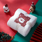 Coral Velvet Christmas Towel Xmas Holiday Decorative Reusable Face Towel Absorb Water Wash Cloth Christmas Gift Party Gift