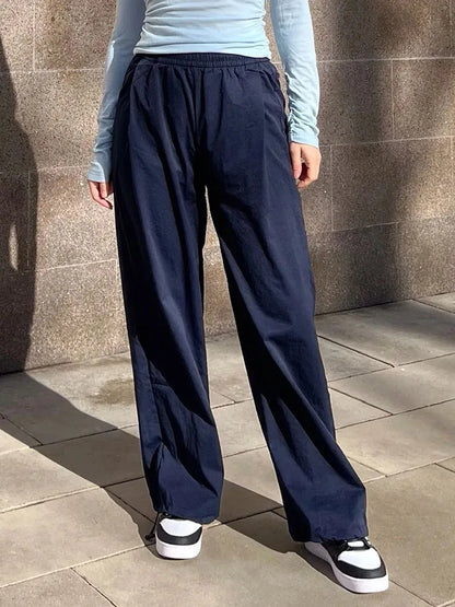 ChicEase High Waist Wide Leg Joggers