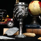 Gothic Skeleton Skull Wine Glass with Stainless Steel Inner Chamber Reusable Party Cup for Decoracion Halloween Witch Goblet