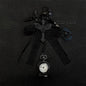 Original Hollow Heart Pocket Watch Chain Keychain Design Steampunk Clock Vintage Necklace Pendant Jewelry Watch Men Women Gift