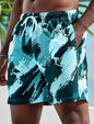 Men's swimming trunks 3D camouflage print beach shorts quick-drying outdoor leisure sports shorts swimwear fashion men's shorts