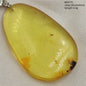Natural Amber Pendant From Baltic Flower Yellow Amber Water Drop Women Men Jewelry Reiki Stone Women Men AAAAAAA