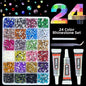 Multicolor Resin Rhinestone Kit Sparkling DIY Decoration Jelly Rhinestones Diamond Art Bedazzling Rhinestones