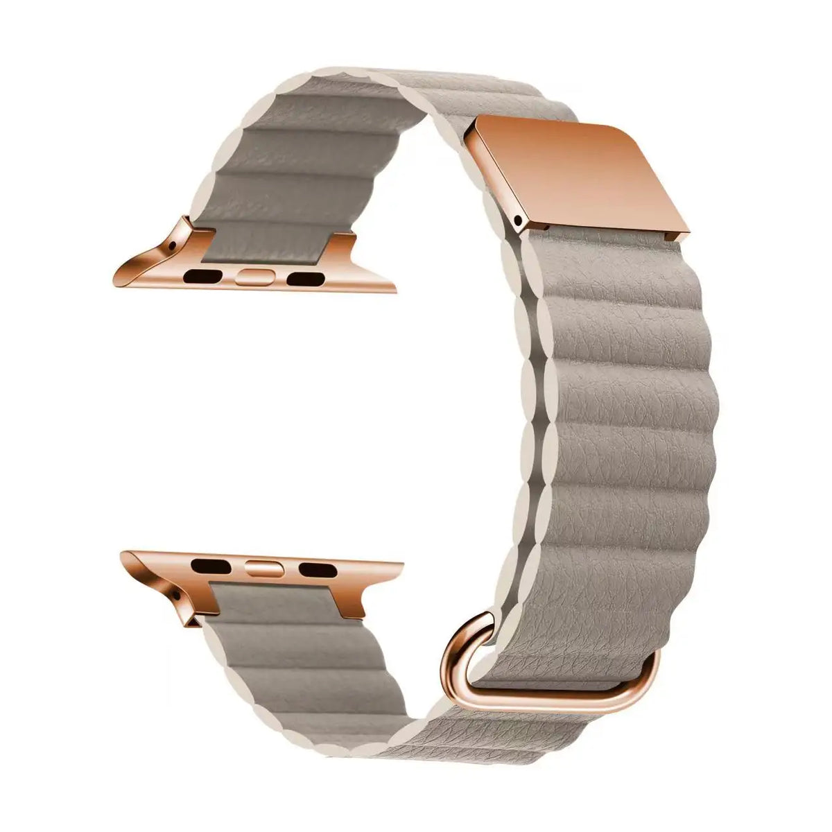 Apple Watch Ribbed Leather Loop Band