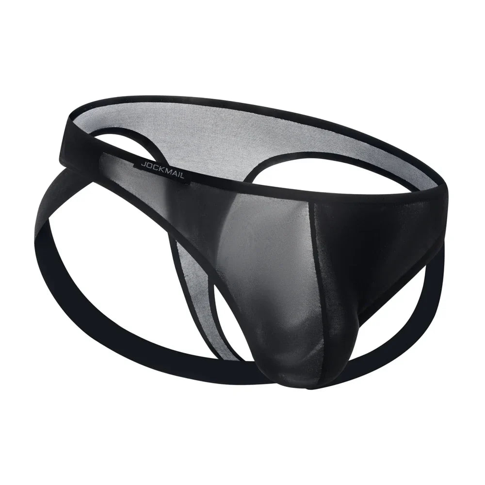 Men Briefs Transparent Ice Silk Bikini Mens Underpants Men's Panties Breathable Ultra-thin Gay Underwear Men Jockstrap