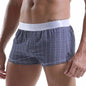 Men Cotton Boxers Shorts Loose Multicolor Male Plaid Underwear Homewear Comfortable Arrow Pants