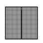New Metal Mesh Dog Barrier Fences Breathable with Zipper Net Stairs Gate Easy to Install Folding Dog Safety Fence for Cats Dogs
