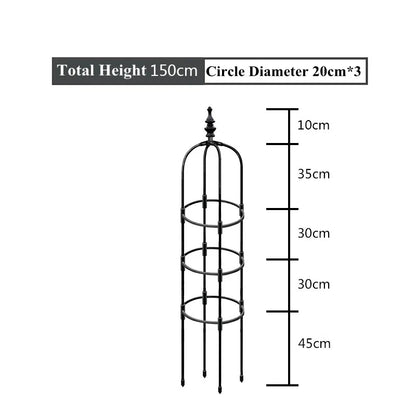 Plant Climbing Supporter Climbing Plant Support  Frame Outdoor Flower  Vines Pot Stand Garden Climbing Frame Indoor Floral Decor