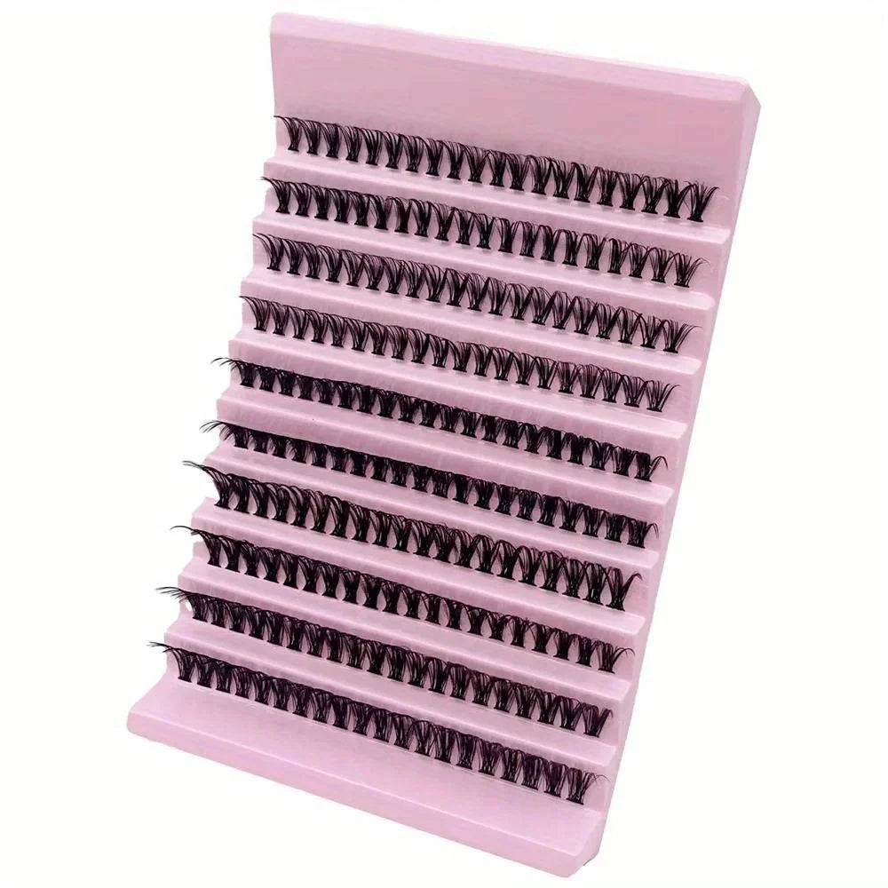 200Pcs Natural Look Cluster Lashes - Mixed Lengths 8-16Mm, Diy Eyelash Extensions For Volume & Long Lash Effects
