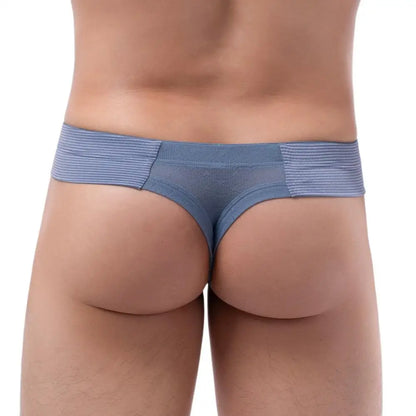Sexy Breathable Underwear Men Briefs Thongs U convex Pouch Plus Size Underpants Briefs Men's Lingerie Summer Ice Silk Briefs