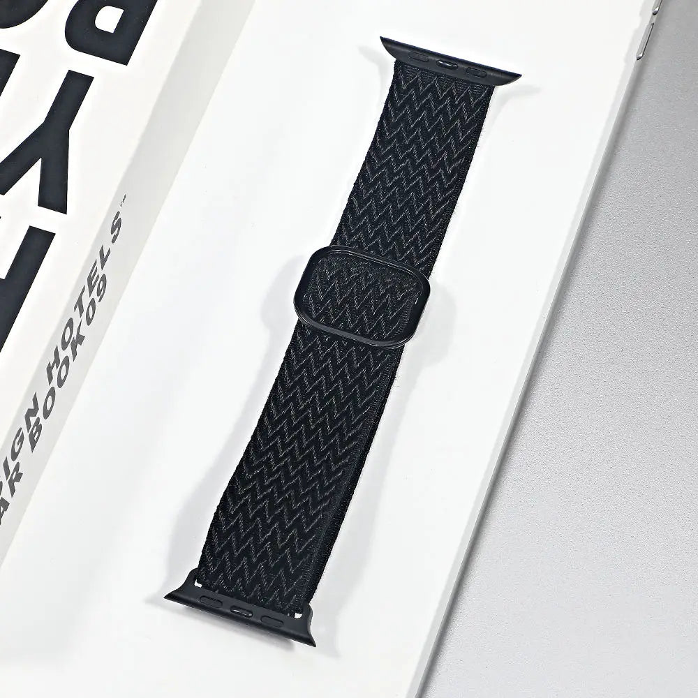 Apple Watch Stretch Nylon Loop Band, Solid & Patterned