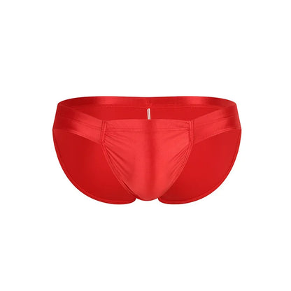 2026 fashion solid color men's three-dimensional triangle breathable sports low waist high elastic tight body F3605