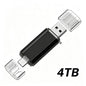 Lenovo 16TB 2 In 1 OTG USB Flash Drive 3.0 Type C 8TB 2TB Pendrive For iPhone Samsung Huawei Xiaomi Android Laptop Memory Stick