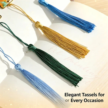 Van Gogh Monet Oil Painting Metal Bookmark Hollow Art Book Mark With Tassel, Vintage Reading Accessories Gift For Book Lovers