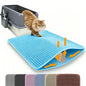 Cat Litter Mat Double Layer Pet Non Slip Big Pet Litter Box Filter MatWear Resistant Waterproof Anti-slip Cat Litter Mat