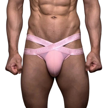 Bondage Lingerie Sexy Harness Bodysuit Jock Strap Costume Hombre Men Jockstrap Panties  Ice Silk Gay Underwear Sissy Thong