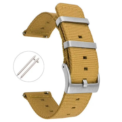 TicWatch Pro 5, Pro 3 & E3 Two-Piece Nylon Band, Twin Metal Keepers