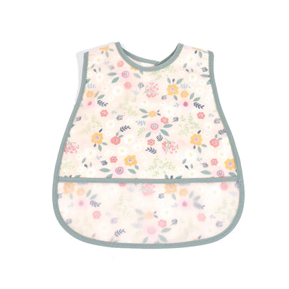 2023New Cartoon Pattern EVA Waterproof Pocket Lunch Feeding Bibs Adjustable Baby Bibs Cute Children Baby Apron Kids Burp Cloths