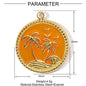 3pcs/Lot Stainless Steel Enamel Plam Flip Flop Shell Diy Charm Women Watermelon Strawberry Necklace Pendant Summer Ocean Jewelry