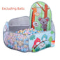 120cm Kids Playpen Playground Baby Tent Ball Pool with Basketball Hoop