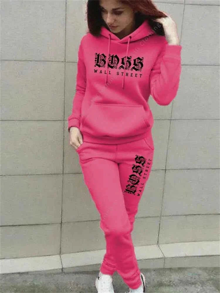Women's Luxury Hoodie & Sweatpant Tracksuit