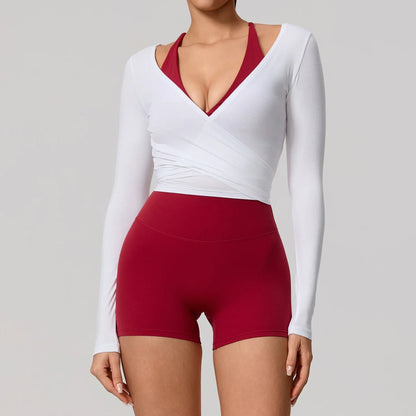 Hearuisavy Women's Quick Dry Yoga Sports Top