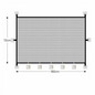 Portable Retractable Pet Barrier Fences Folding Anti-Escape Pet Safety Gate Mesh with Hooks Dog Isolation Gate Hallways