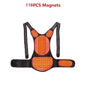 Magnetic Heating Vest Home Use 118 Magnetic Self-heating Massage Warm Back Support Vest Shoulder Spine Posture Correction Belt