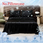 Summer Cooling Bed Sheet Breathable Comfortable Cooling Blanket Ice Silk Fabric Solid Color Flat Sheet Luxury Bedding Sheet