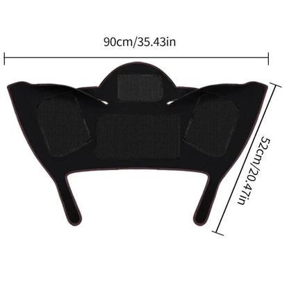 Electric Heating Massager Pads for Shoulder Neck Back - Winter Body Warmer Soft Vest Hot Compress Relieves Fatigue