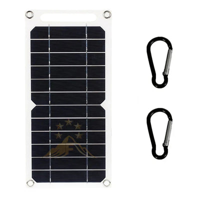HOT SALE 20W Outdoor Solar Panel 5V 1.2A Portable Solar Photovoltaic For Charging Mobile Earphones Backpack With Buckle Hooks