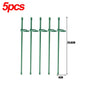 20/5PCS Plant Support Rods Adjustable Plant Stake Orchid Sticks With Clip Flowers Plants Vine Stand Holder Garden Stakes Pole
