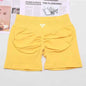 Seamless Silicone Printed Yoga Shorts