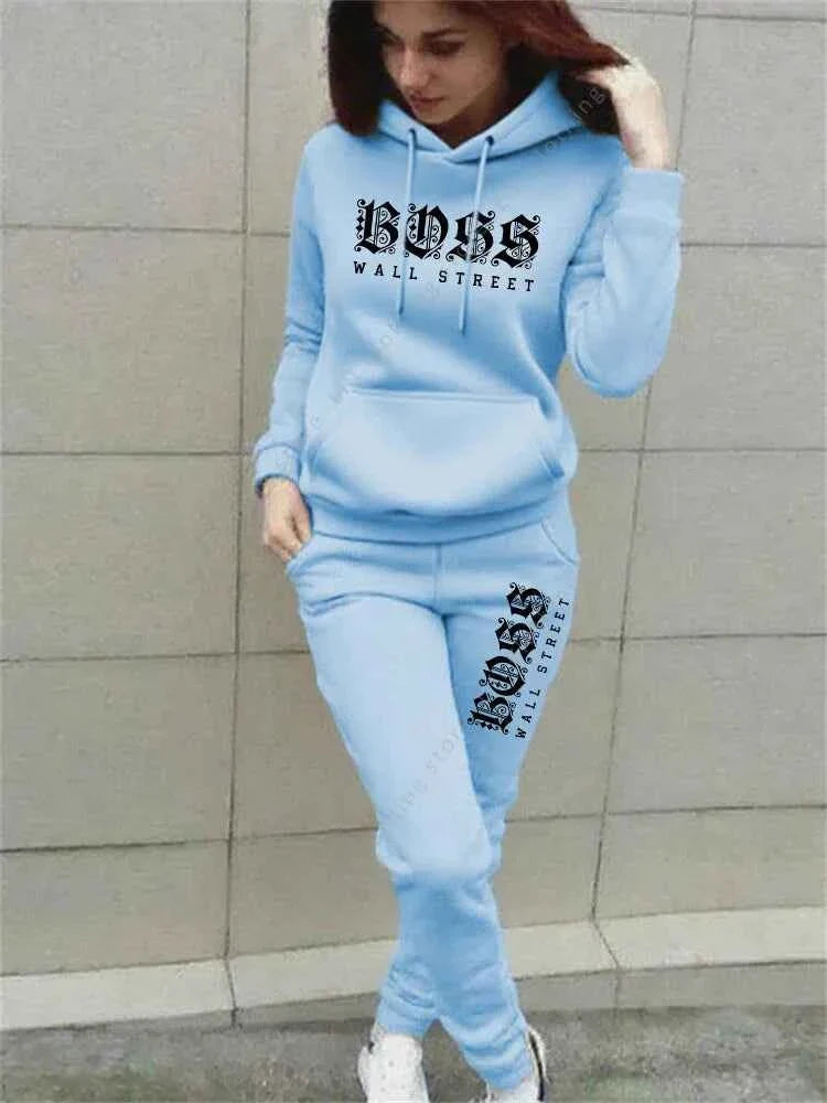 Women's Luxury Hoodie & Sweatpant Tracksuit