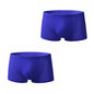 2PCS/Lot Man Underpants Boxershorts Ice Silk Cool Men Boxer Trunk Underwear Men’s Panties Pajama Shorts Loungewear Arrow Pants