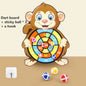 Kids Basketball Hoop Kit Cartoon Creative Animals Basketball Stand Outdoor Indoor Game Sport Play Toys Children Kids Basketball