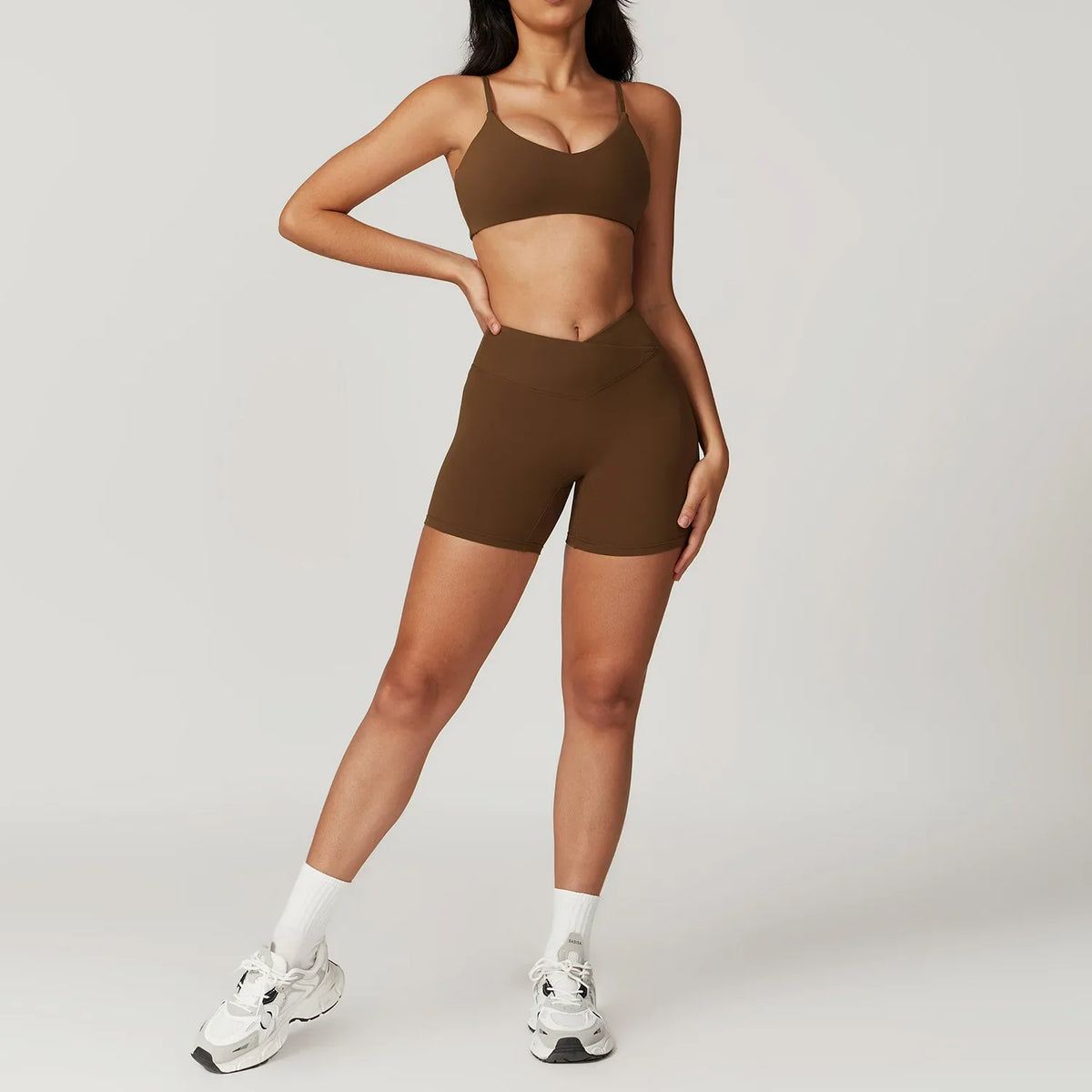 Women's 2-Piece Yoga Set: Crop Top & Leggings