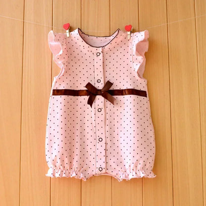 3-18 Month Baby Summer Clothes Rompers Girls Overalls Short Sleeve
