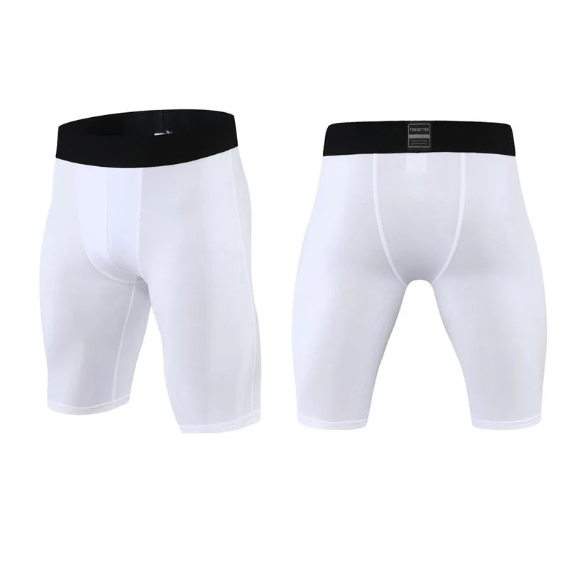Sports Fitness Pants Men Gym Shorts Workout Tights