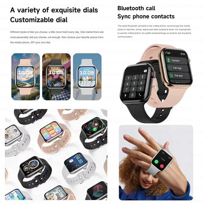 2026 Series 10 Watch 10 GPS Smart Watch Memory Music Video Bluetooth Call Heart Rate Waterproof NFC Smartwatch For Apple Android