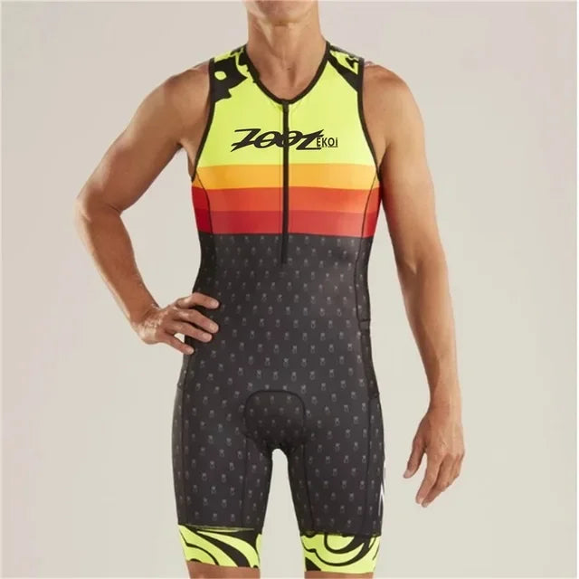 Zootekoi Triathlon Men's Breathable Sleeveless Jacket